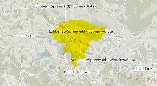 Immobilienpreisekarte Lübbenau Spreewald